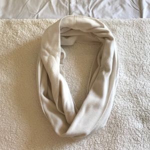 Off white infinity scarf